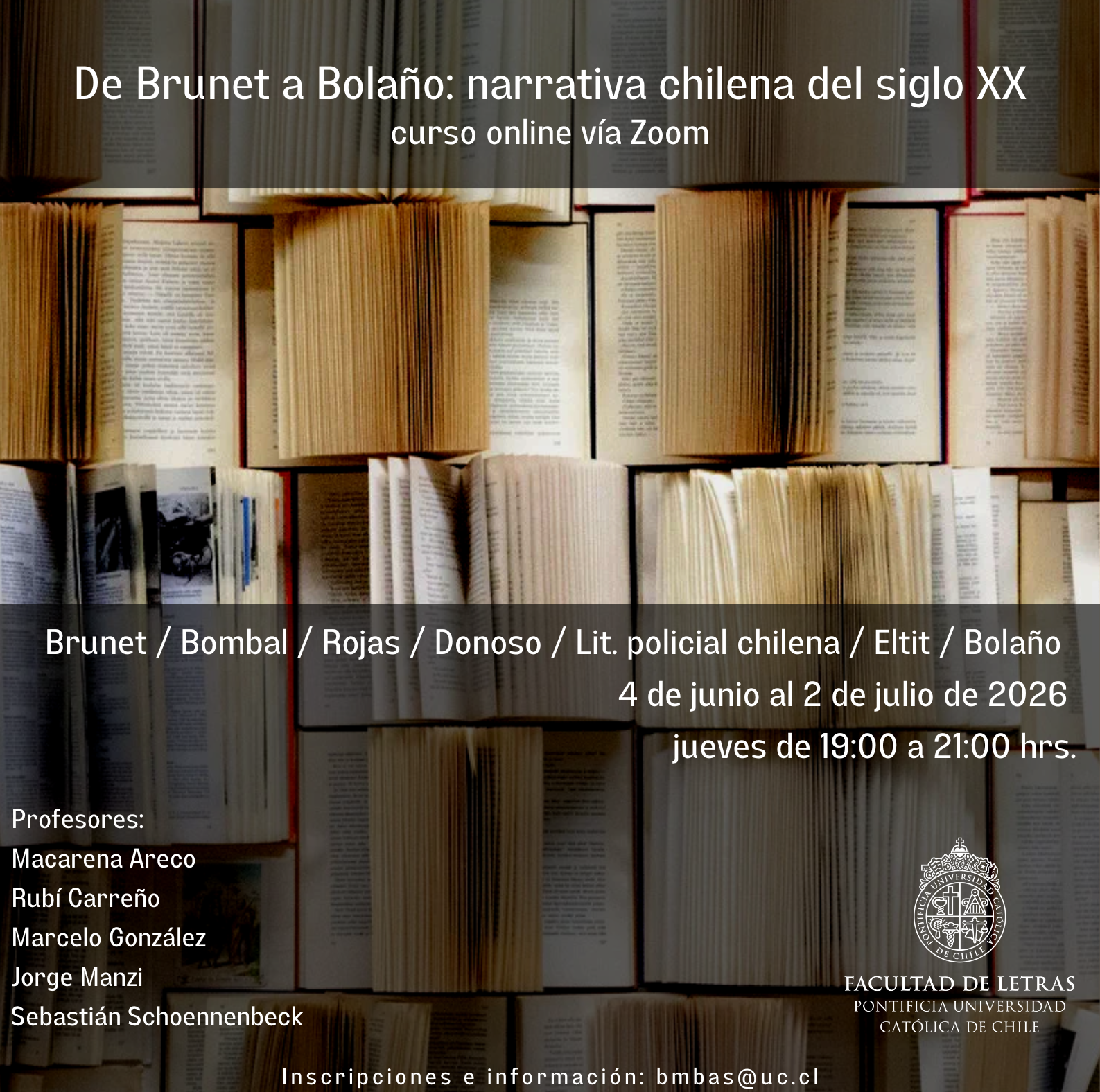 De Brunet a Bolaño: narrativa chilena del siglo XX